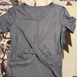lululemon athletica Gray Short Sleeve Tee
